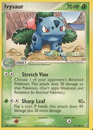 Ivysaur (35/100) (Prerelease Promo) [Nintendo: Black Star Promos] | Mindsight Gaming