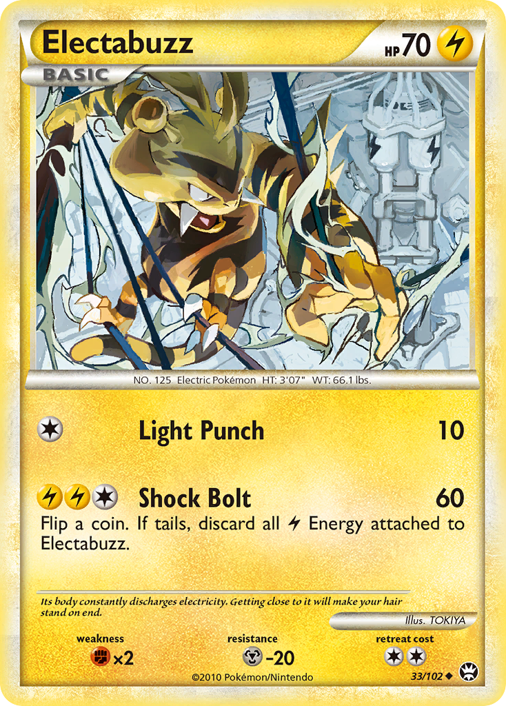 Electabuzz (33/102) [HeartGold & SoulSilver: Triumphant] | Mindsight Gaming