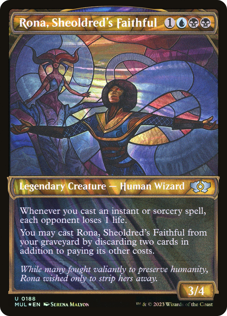 Rona, Sheoldred's Faithful (Halo Foil) [Multiverse Legends] | Mindsight Gaming