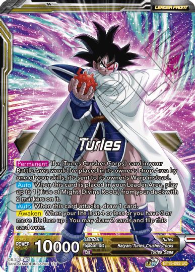 Turles // Turles, Accursed Power (BT15-092) [Saiyan Showdown Prerelease Promos] | Mindsight Gaming