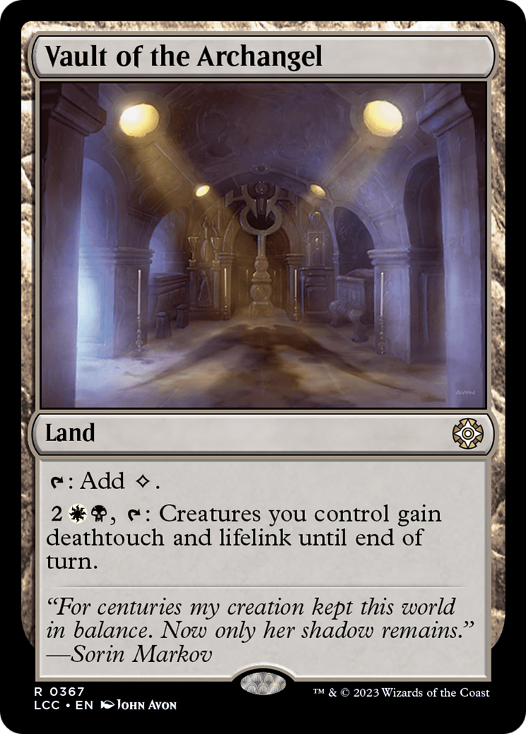 Vault of the Archangel [The Lost Caverns of Ixalan Commander] | Mindsight Gaming