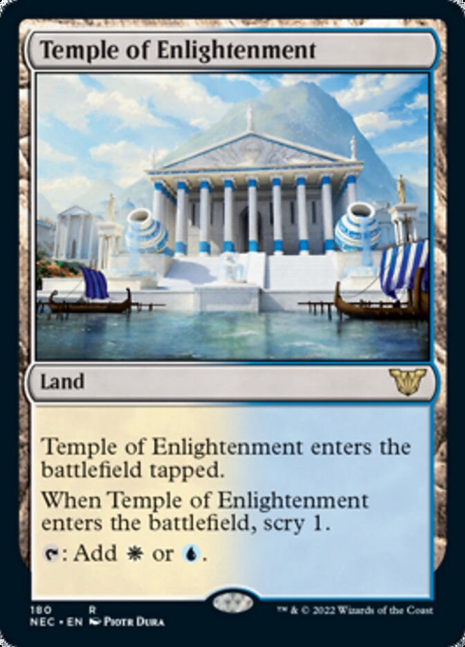 Temple of Enlightenment [Kamigawa: Neon Dynasty Commander] | Mindsight Gaming