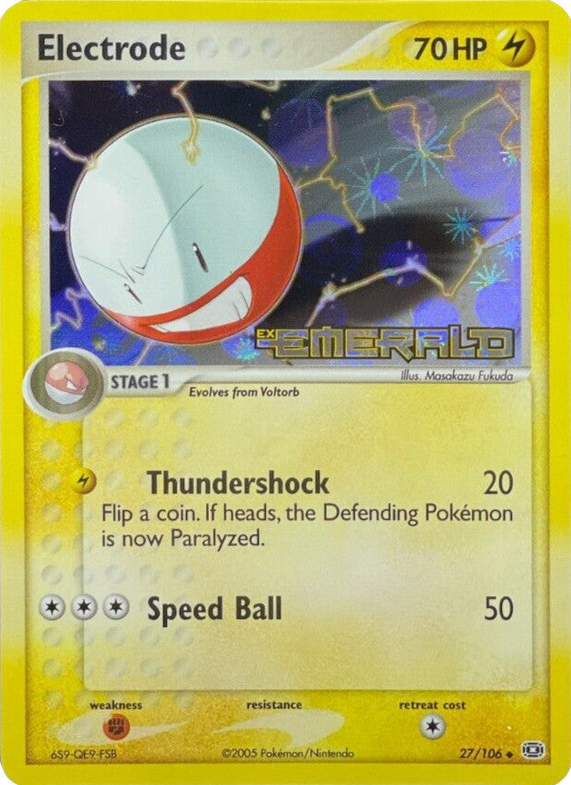 Electrode (27/106) (Stamped) [EX: Emerald] | Mindsight Gaming