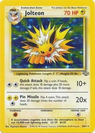 Jolteon (4/64) [Jungle Unlimited] | Mindsight Gaming