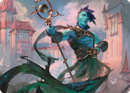 Haughty Djinn Art Card [Dominaria United Art Series] | Mindsight Gaming