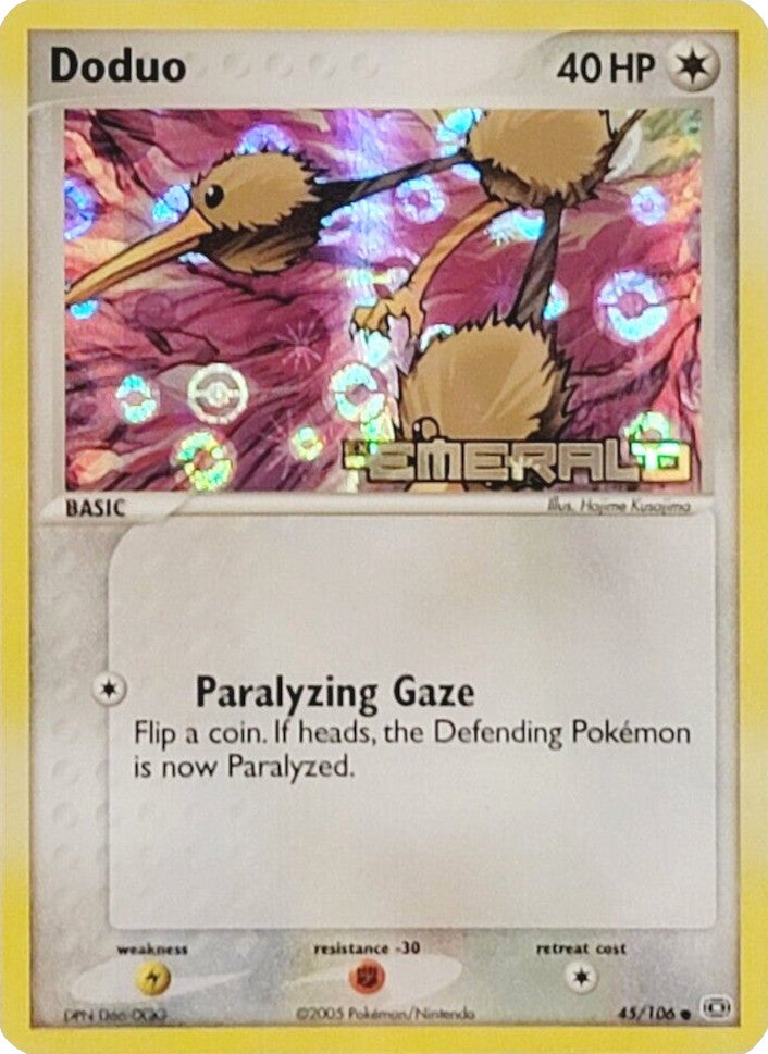 Doduo (45/106) (Stamped) [EX: Emerald] | Mindsight Gaming