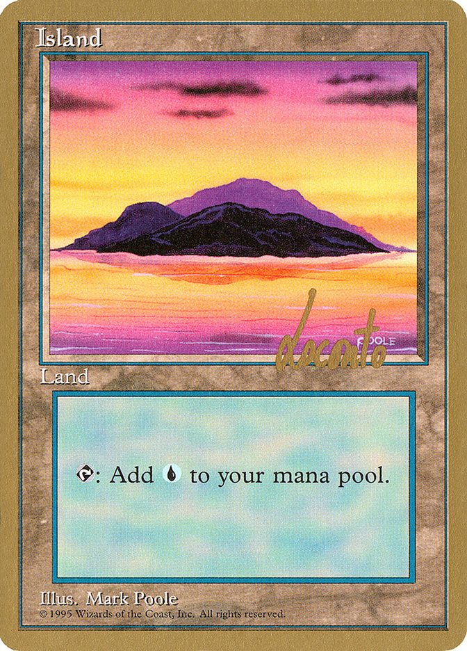 Island (ml368) (Michael Loconto) [Pro Tour Collector Set] | Mindsight Gaming