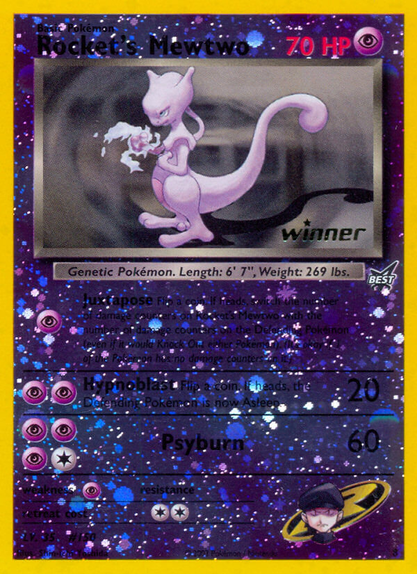 Rocket's Mewtwo (8) (Winner) [Best of Promos] | Mindsight Gaming