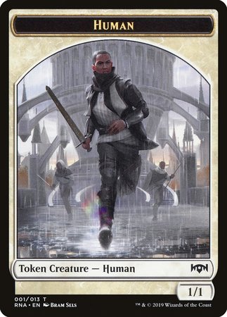 Human Token [Ravnica Allegiance Tokens] | Mindsight Gaming