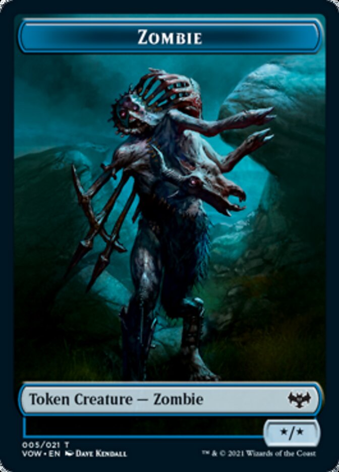 Zombie Token (005) [Innistrad: Crimson Vow Tokens] | Mindsight Gaming