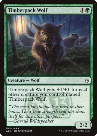 Timberpack Wolf [Masters 25] | Mindsight Gaming