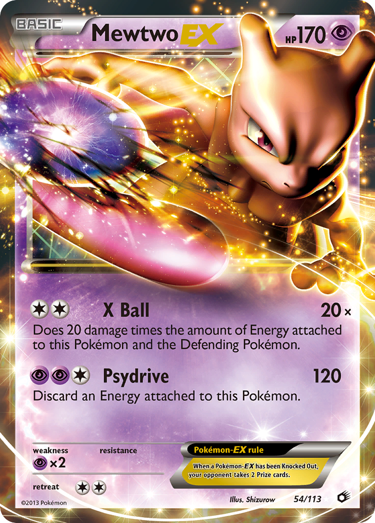 Mewtwo EX (54/113) [Black & White: Legendary Treasures] | Mindsight Gaming