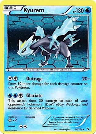 Kyurem (34/101) (Cosmos Holo) [Black & White: Noble Victories] | Mindsight Gaming