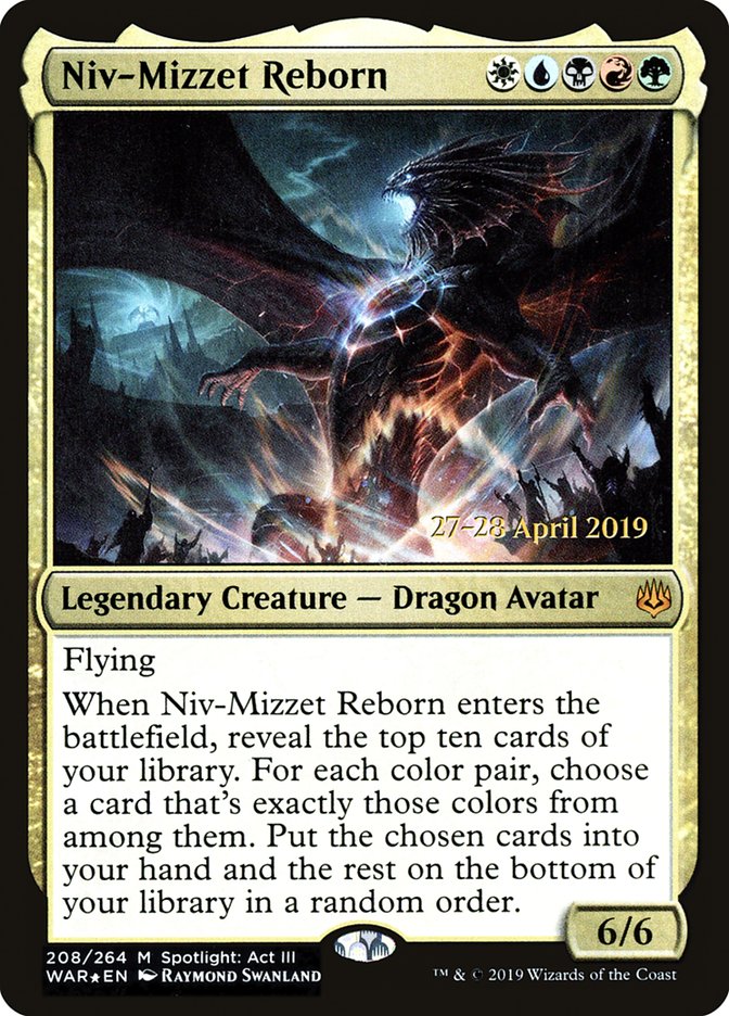 Niv-Mizzet Reborn  [War of the Spark Prerelease Promos] | Mindsight Gaming