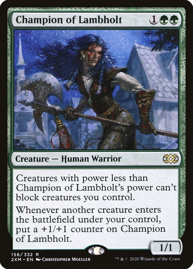 Champion of Lambholt [Double Masters] | Mindsight Gaming