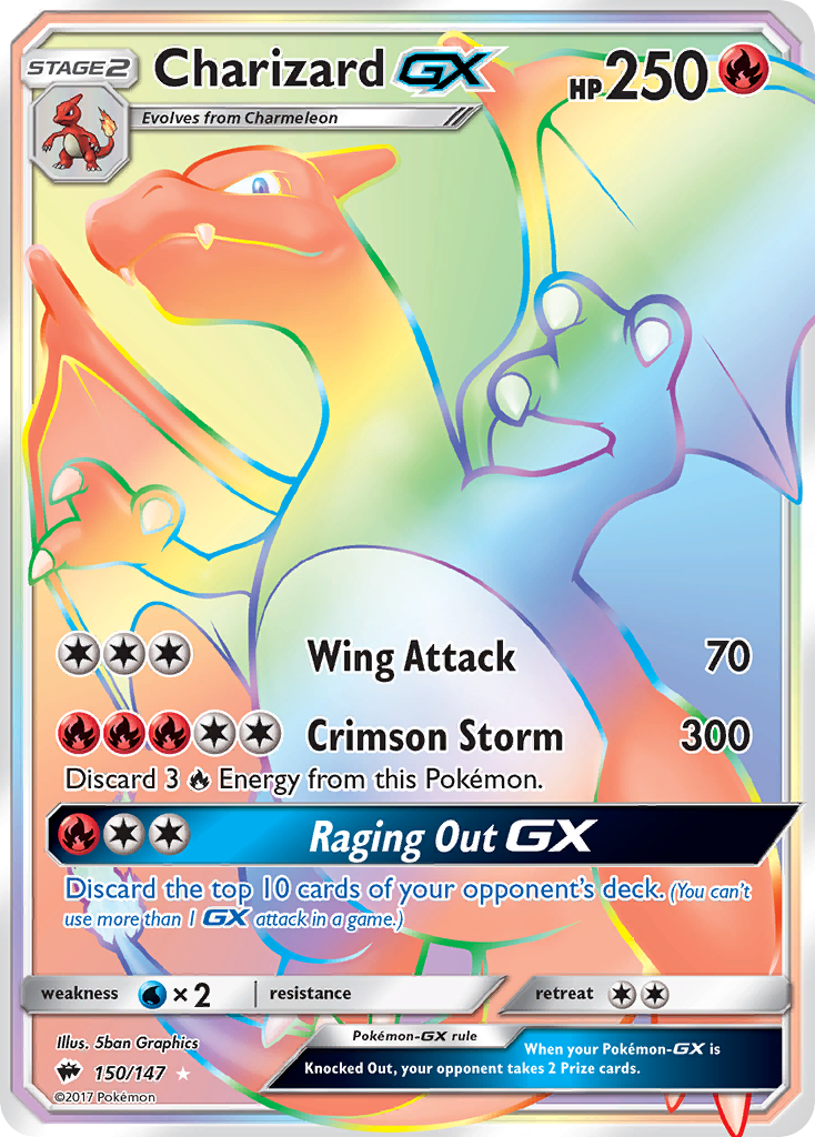 Charizard GX (150/147) [Sun & Moon: Burning Shadows] | Mindsight Gaming