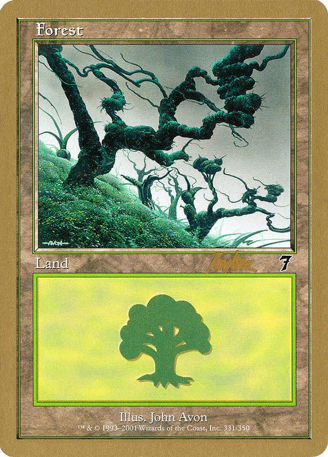 Forest (bk331) (Brian Kibler) [World Championship Decks 2002] | Mindsight Gaming