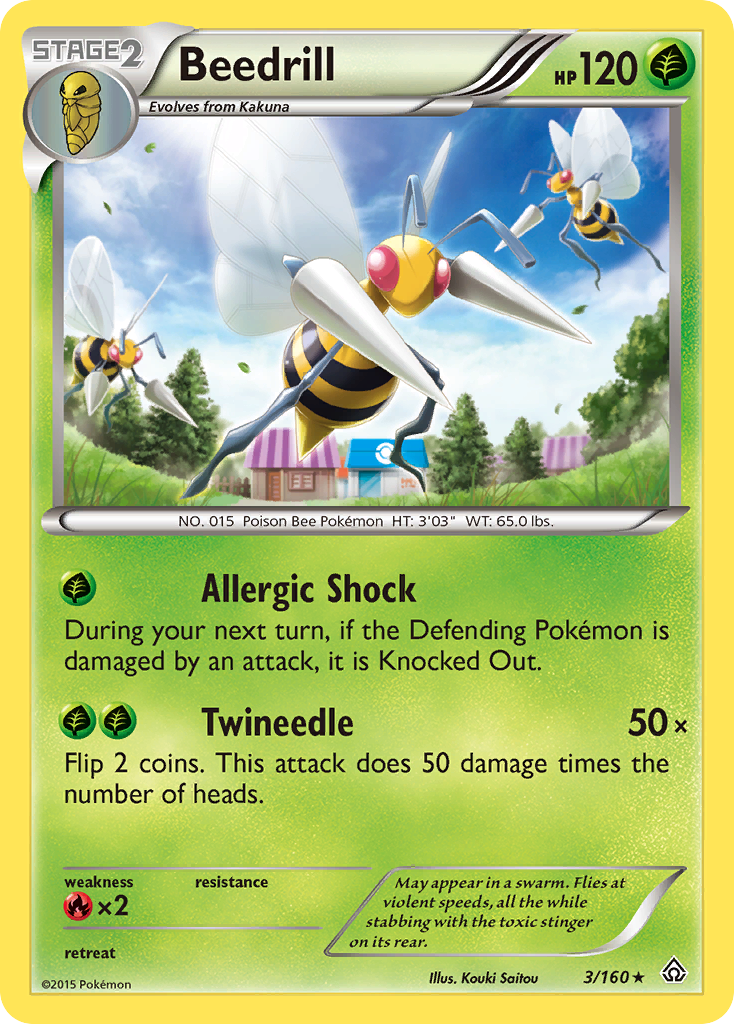 Beedrill (3/160) [XY: Primal Clash] | Mindsight Gaming