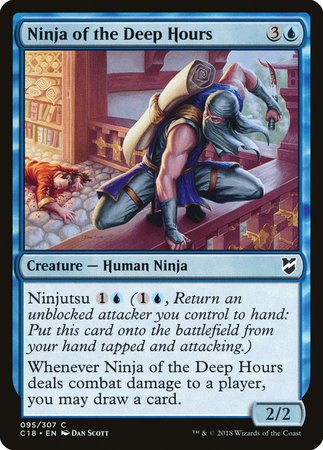 Ninja of the Deep Hours [Commander 2018] | Mindsight Gaming