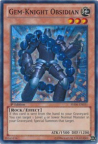 Gem-Knight Obsidian [HA06-EN031] Super Rare | Mindsight Gaming