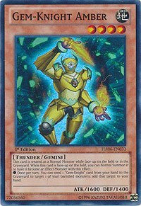 Gem-Knight Amber [HA06-EN033] Super Rare | Mindsight Gaming