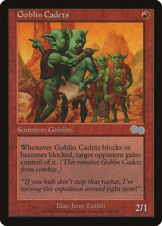 Goblin Cadets [Urza's Saga] | Mindsight Gaming