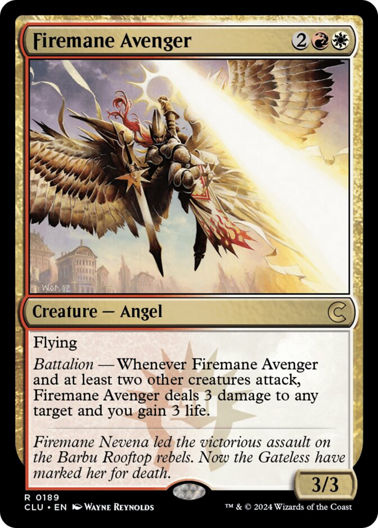 Firemane Avenger [Ravnica: Clue Edition] | Mindsight Gaming