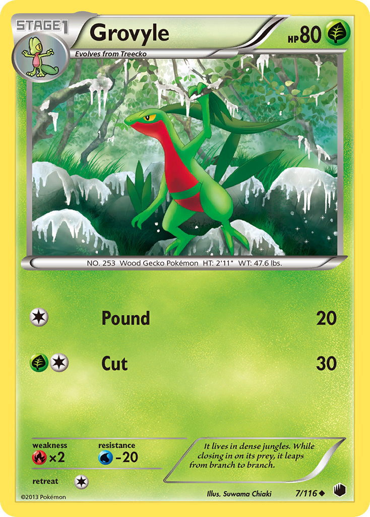 Grovyle (7/116) [Black & White: Plasma Freeze] | Mindsight Gaming