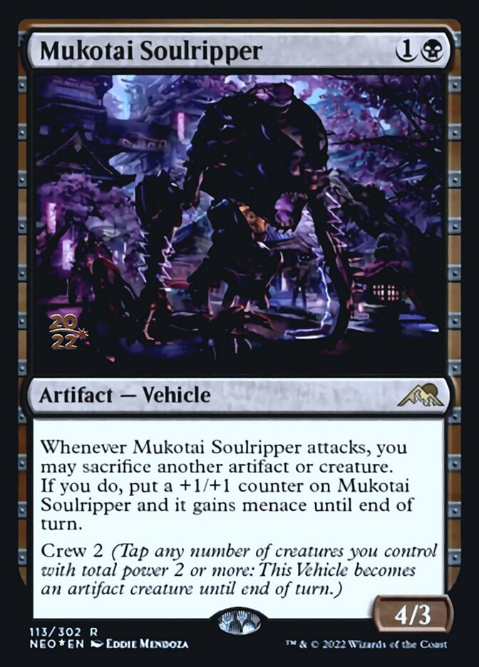 Mukotai Soulripper [Kamigawa: Neon Dynasty Prerelease Promos] | Mindsight Gaming