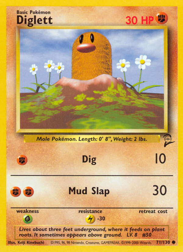 Diglett (71/130) [Base Set 2] | Mindsight Gaming