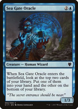 Sea Gate Oracle [Commander 2017] | Mindsight Gaming