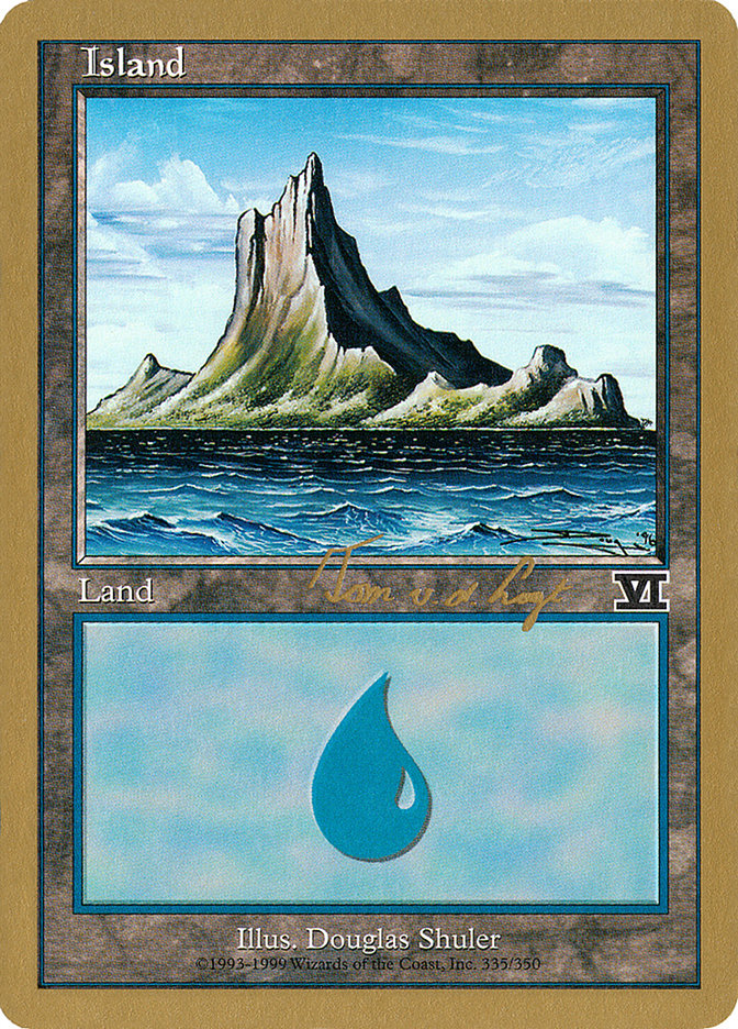 Island (tvdl335) (Tom van de Logt) [World Championship Decks 2000] | Mindsight Gaming