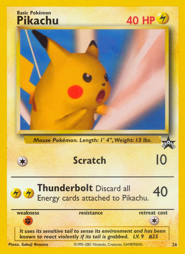 Pikachu (26) [Wizards of the Coast: Black Star Promos] | Mindsight Gaming