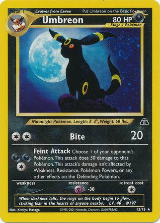 Umbreon (13/75) [Neo Discovery Unlimited] | Mindsight Gaming