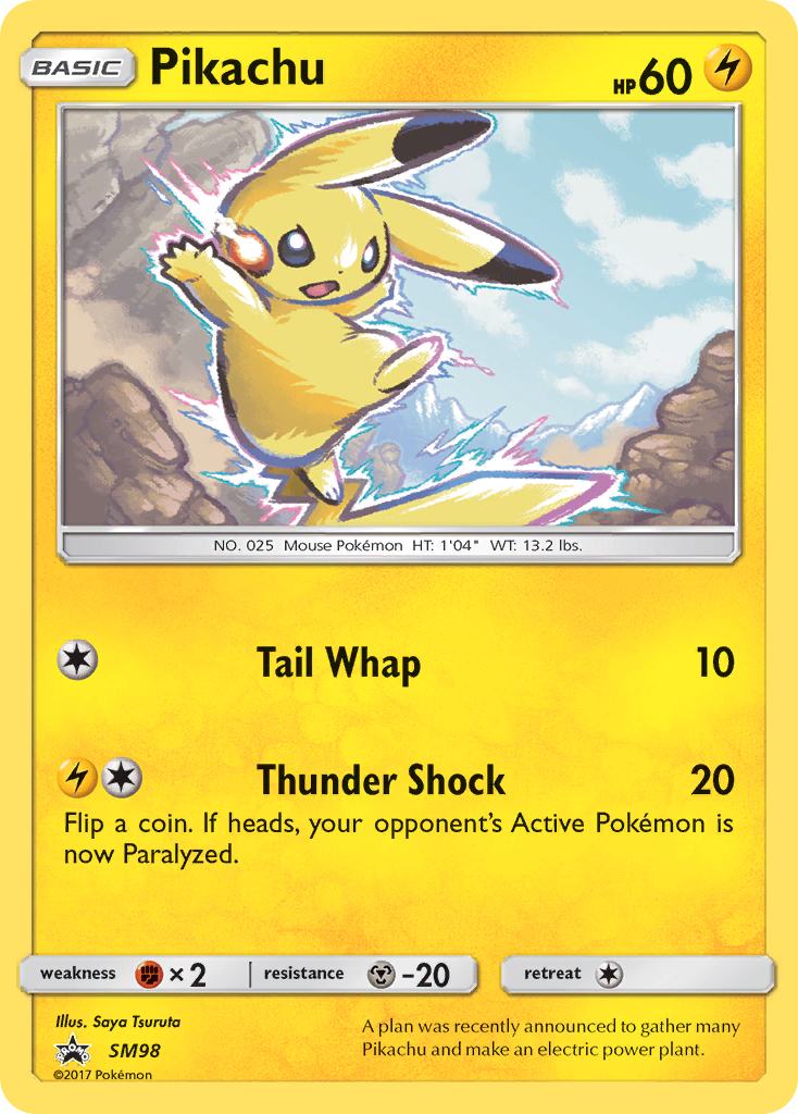 Pikachu (SM98) [Sun & Moon: Black Star Promos] | Mindsight Gaming