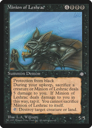 Minion of Leshrac [Ice Age] | Mindsight Gaming