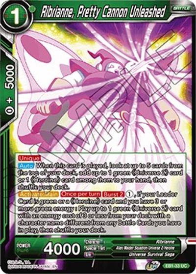 Ribrianne, Pretty Cannon Unleashed (EB1-033) [Battle Evolution Booster] | Mindsight Gaming