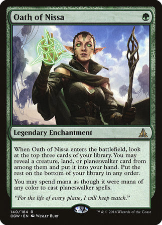 Oath of Nissa [Oath of the Gatewatch] | Mindsight Gaming