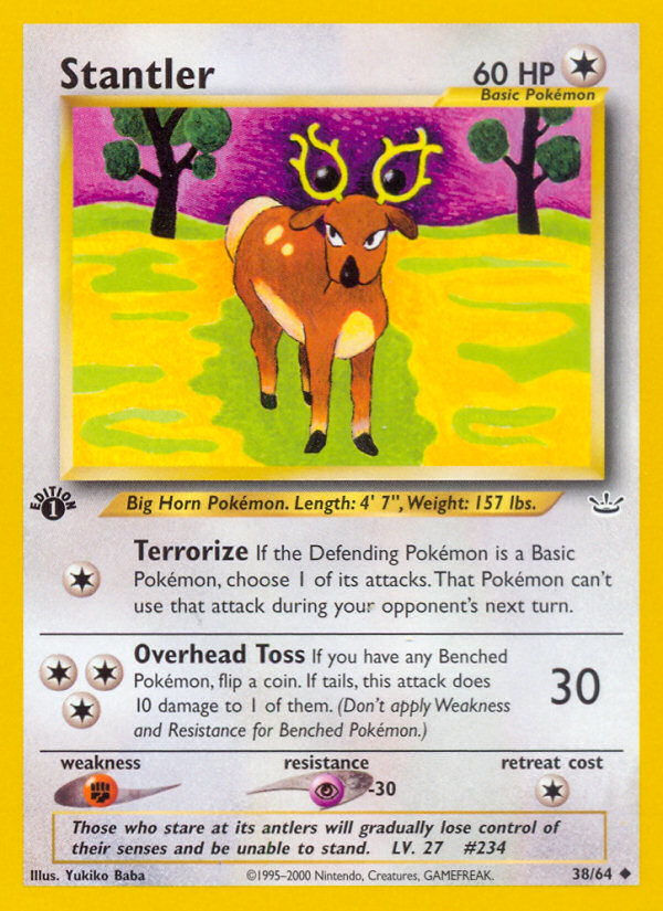 Stantler (38/64) [Neo Revelation 1st Edition] | Mindsight Gaming