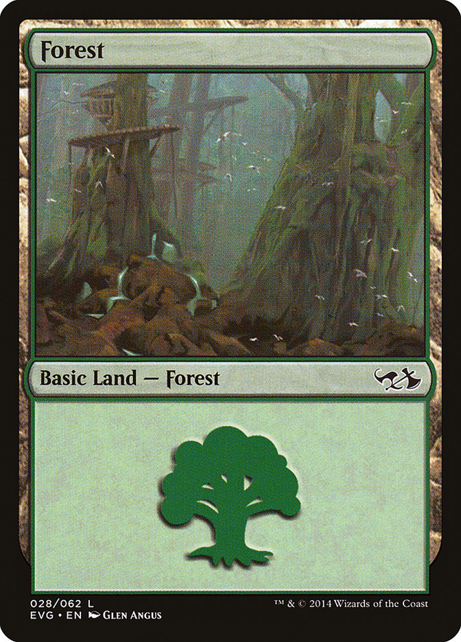 Forest (28) (Elves vs. Goblins) [Duel Decks Anthology] | Mindsight Gaming