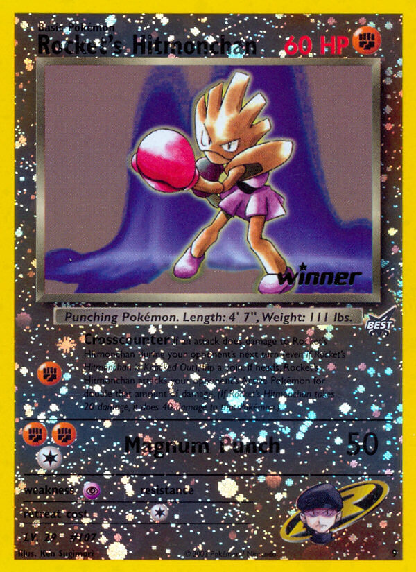 Rocket's Hitmonchan (9) (Winner) [Best of Promos] | Mindsight Gaming