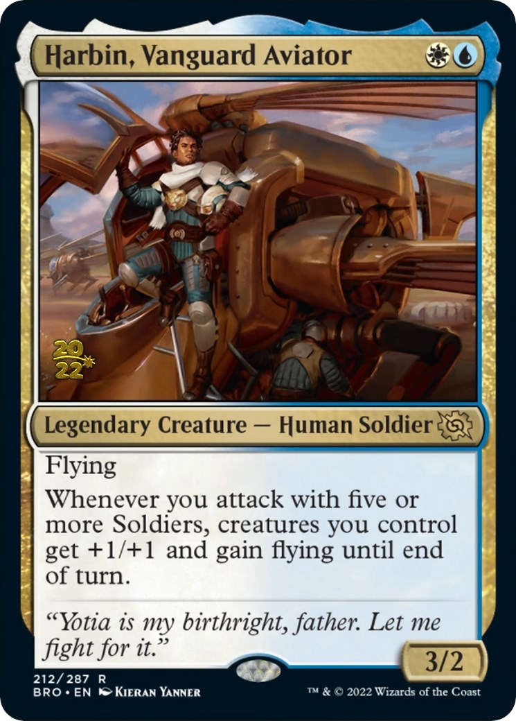 Harbin, Vanguard Aviator [The Brothers' War: Prerelease Promos] | Mindsight Gaming