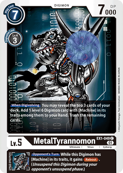 MetalTyrannomon [EX1-049] [Classic Collection] | Mindsight Gaming