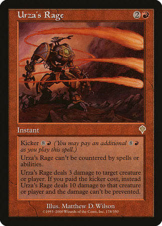 Urza's Rage [Invasion] | Mindsight Gaming