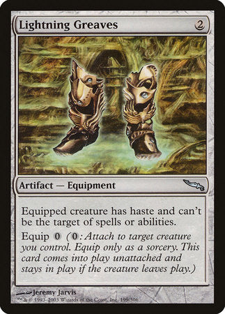 Lightning Greaves [Mirrodin] | Mindsight Gaming