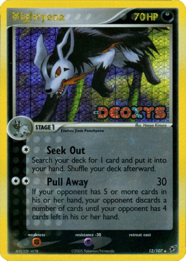 Mightyena (12/107) (Stamped) [EX: Deoxys] | Mindsight Gaming