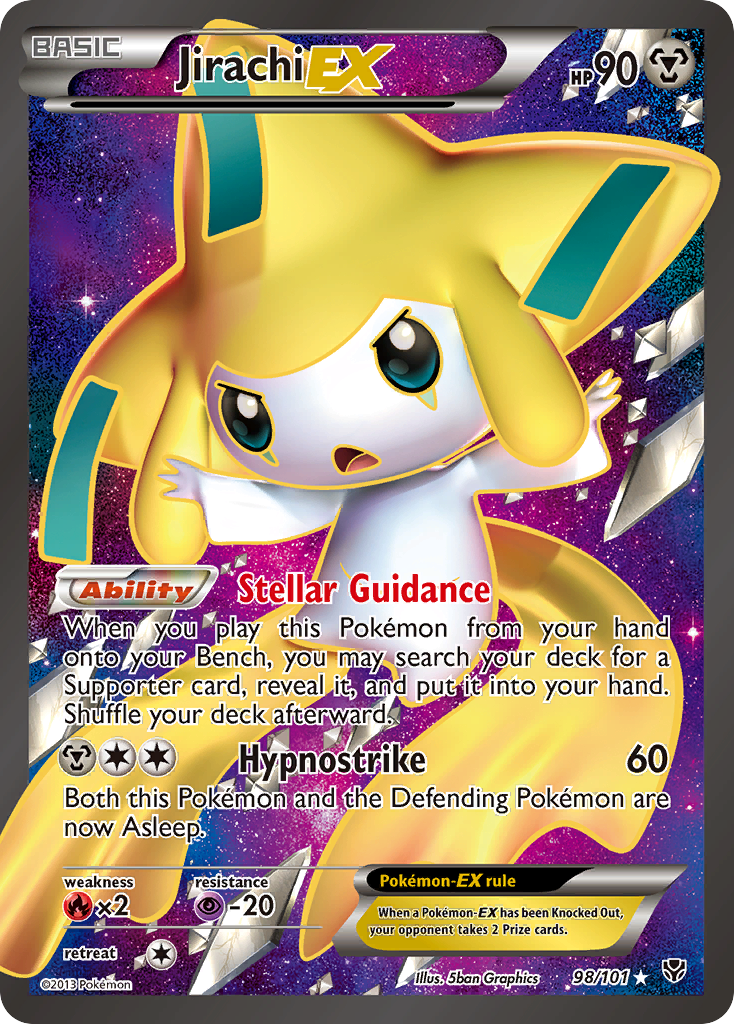 Jirachi EX (98/101) [Black & White: Plasma Blast] | Mindsight Gaming