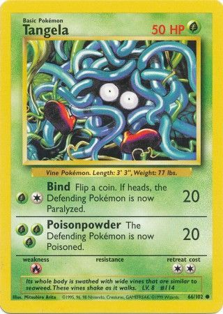 Tangela (66/102) [Base Set Unlimited] | Mindsight Gaming