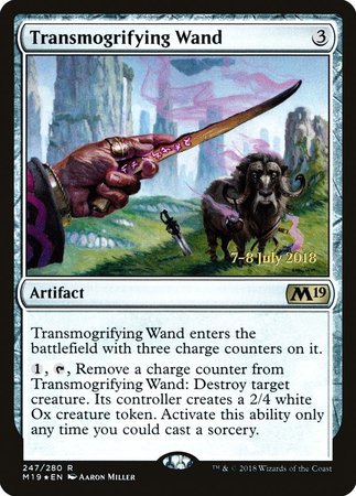 Transmogrifying Wand [Core Set 2019 Promos] | Mindsight Gaming