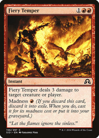 Fiery Temper [Shadows over Innistrad] | Mindsight Gaming